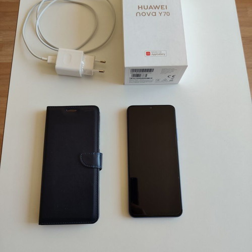 Huawei Nova Y70 128GB Crystal Blue like new, Dual SIM