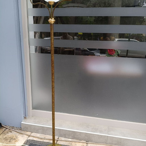 Floor lamp used, Italian vintage with dimmer, 1.86m height