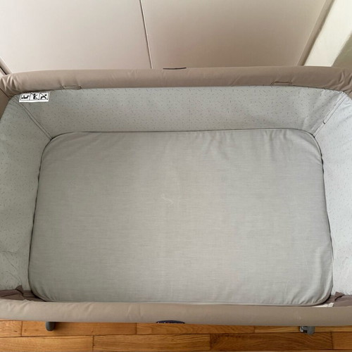 Chicco Next2Me crib used, beige-brown