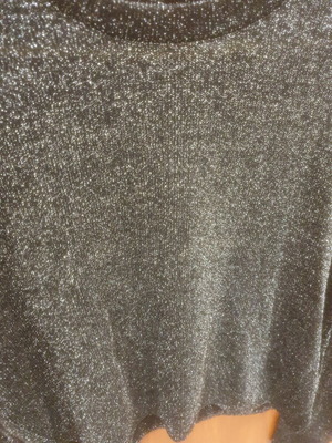 H&M Divided No.S blouse black silver