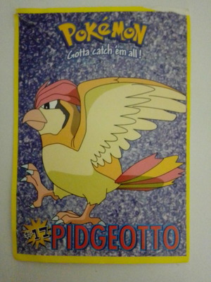 Pokemon Pidgeotto and Taz cards used, pack of 2