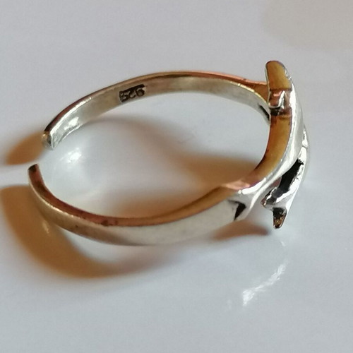 Silver 925 Dolphin Toe Ring new