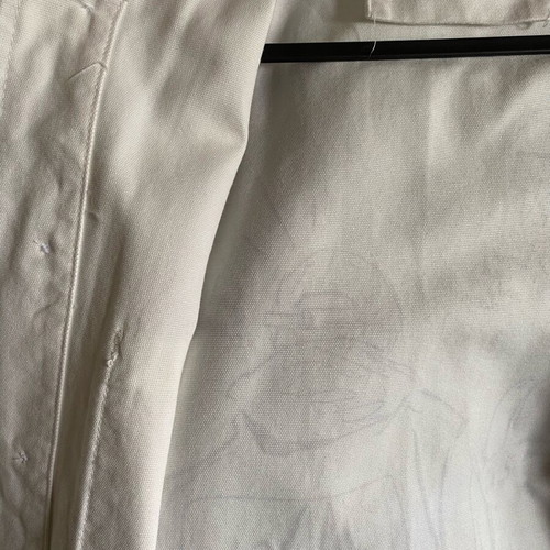 Zara men's overshirt like new, white, 100% cotton, size M