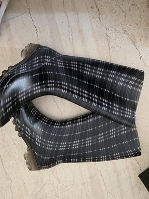 Franka Limited Edition Rain Boots Size 41 New, Waterproof, Plaid