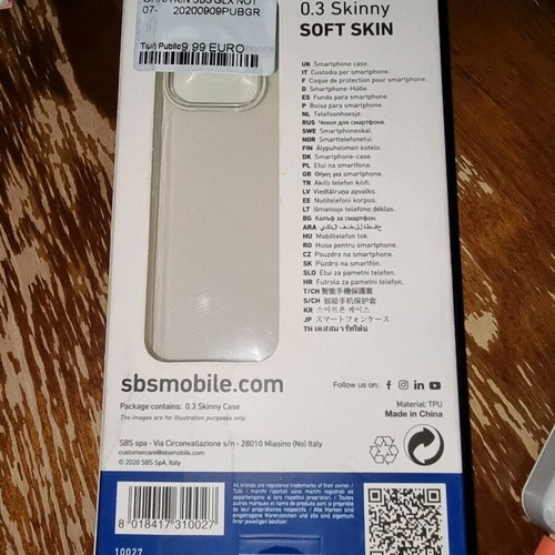 Samsung Galaxy Note 20 silicone case 0.3 new SBS