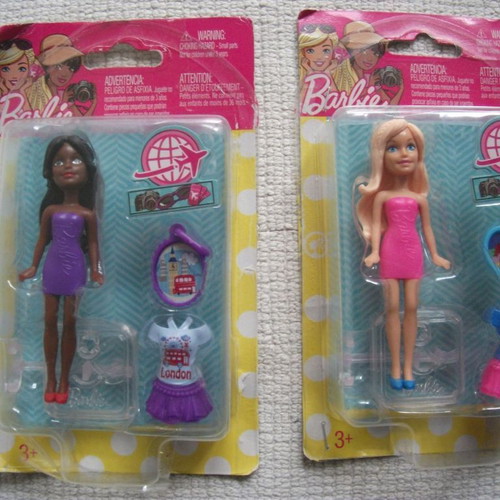 Barbie Travel Mini μεταχειρισμένες, σετ 2 τεμαχίων
