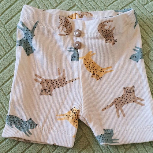 Baby set zipounaki with shorts like new for 0-3 months