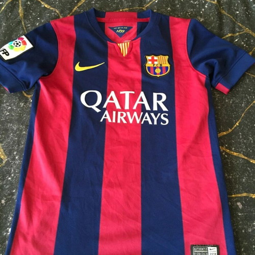 Barcelona A. Iniesta 2014 2015 Nike home football shirt, 128 cm boy