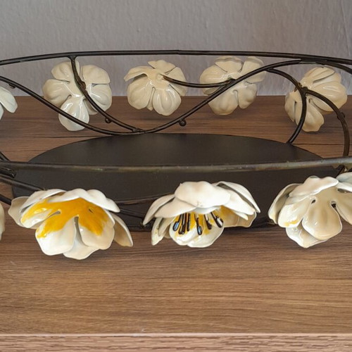 Metal Basket 40x30x6h cm new