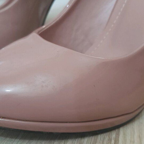 Mellisa pink patent leather pumps new, size 36