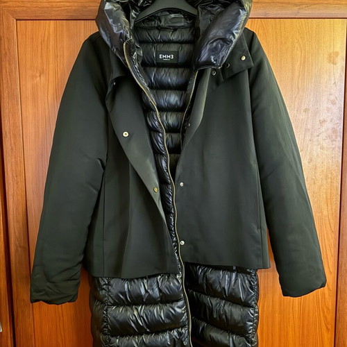 Emma Marella black puffer jacket like new, size XL