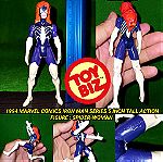  1994 MARVEL COMICS IRON MAN SERIES 5 INCH TALL ACTION FIGURE : SPIDER-WOMAN Φιγούρα Αυθεντική TOYBIZ