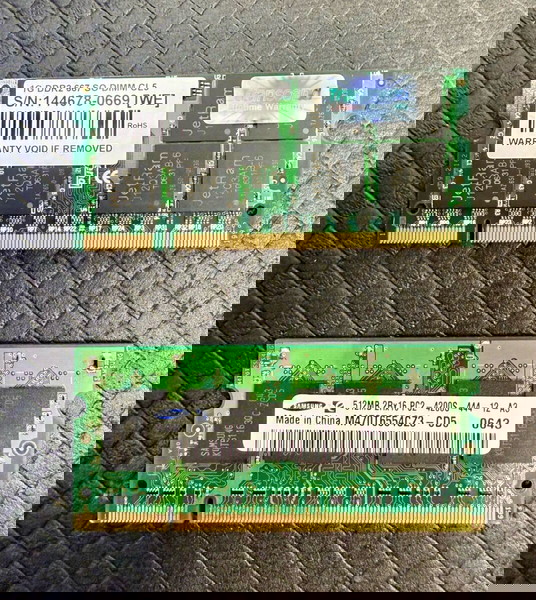 Μνήμες Ram Laptop DDR2 πακέτο