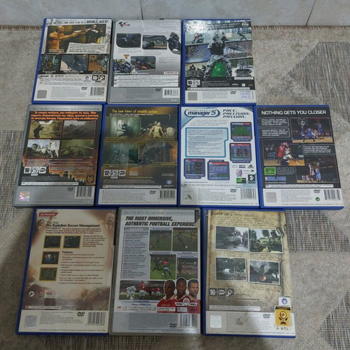 PlayStation 2 games pack of 10 used with manuals