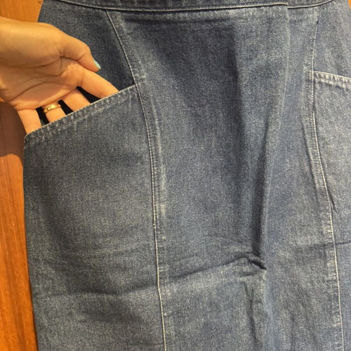 Vintage Jean skirt like new, blue, sizes XL and XXL