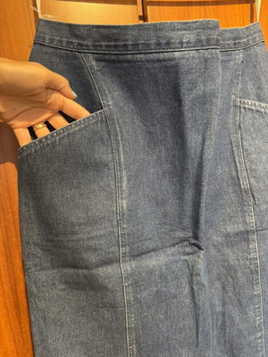 Vintage Jean skirt like new, blue, sizes XL and XXL