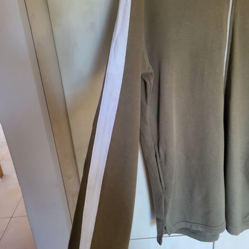 Khaki pink woman jacket used, medium to XL