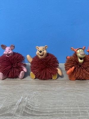 Vintage Disney OddzOn Koosh 1998 σετ Winnie the Pooh Tigger Piglet σαν καινούργιο
