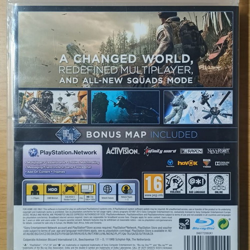 Call of Duty Ghosts PS3 used