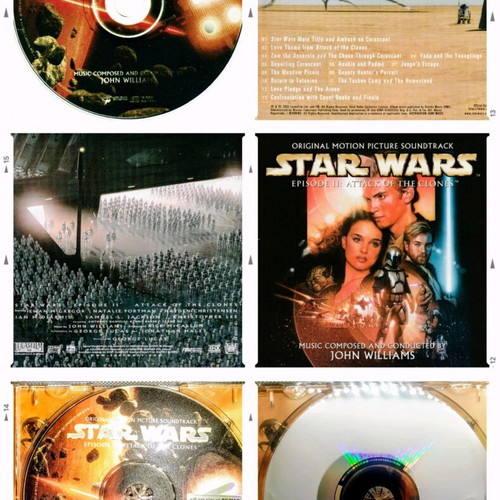 CD Star Wars Episode II Attack of the Clones like new, music by John Williams