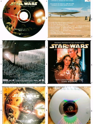 CD Star Wars Episode II Attack of the Clones like new, music by John Williams