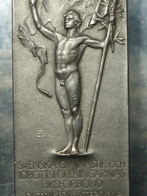 District Championship 1929 Award Medal like new, Sweden