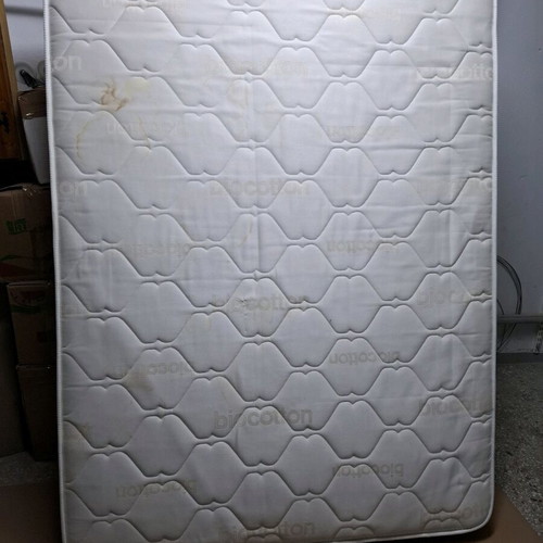 Double bed used with mattress 150x222 cm