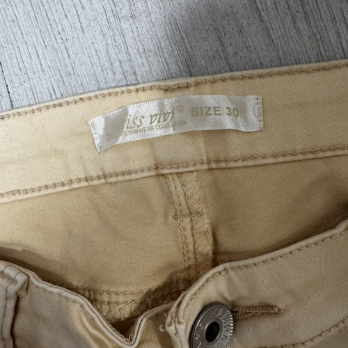Beige skinny jeans low waist new Miss Pija