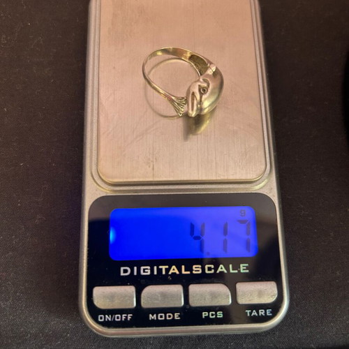 Silver 925 dolphin ring like new