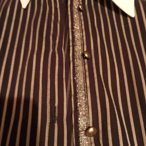 Striped women's shirt like new, size M, black and white
