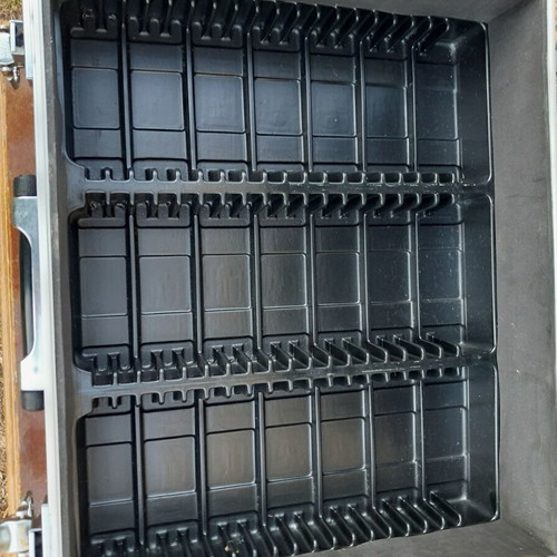 CD and DVD storage case, used, capacity 54 CDs