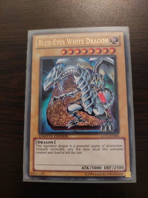 Yu-Gi-Oh Blue Eyes White Dragon Ultra Rare Limited Edition σε πάρα πολύ καλή κατάσταση