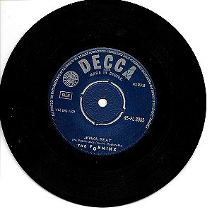 JENKA BEAT/ A HARD NIGHT'S DAY. Δύο τραγούδια από τους FORMINX ,το πρώτο ελληνικό συγκρότημα. Του 1965