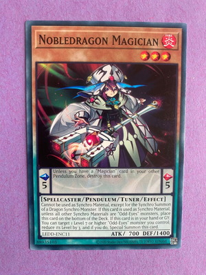Nobledragon Magician Yu-Gi-Oh Card like new