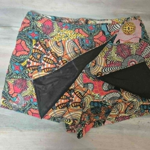 Bershka skirt-shorts size 38 like new, multicolor