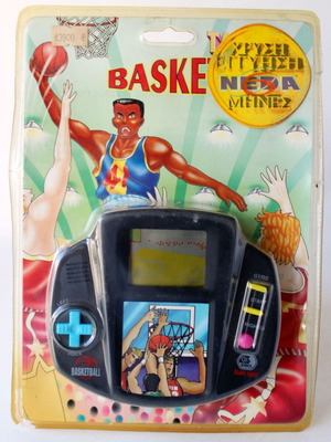 Vintage 90's Basketball Slam Shot LCD преносима електронна игра Neda нова