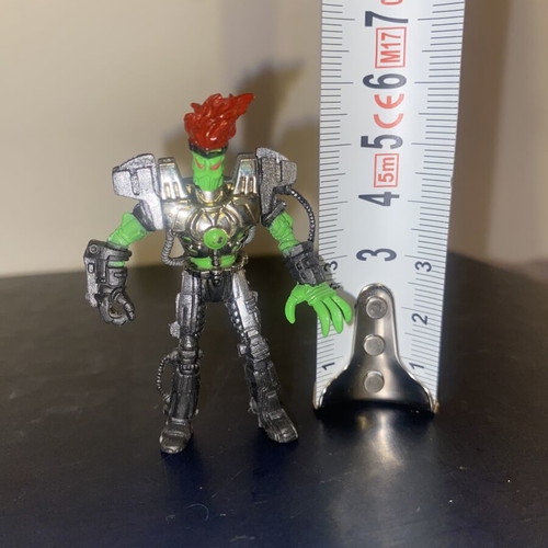 Chap Mei Stellar Force Green Warrior action figure used, vintage 1995-1999