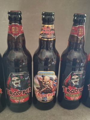 Μπουκάλια μπύρας Iron Maiden καινούργια, πακέτο 5 τεμαχίων