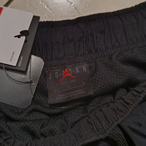 Jordan track pants new large oversized fit black and red