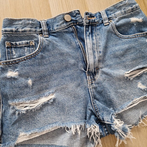Pull & Bear denim shorts, Small 36, blue