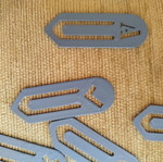 3D Printed Bookmarks like new, various sizes