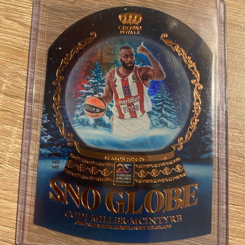 Codi Miller-Mcintyre Euroleague Crown Royale card numbered /99 new