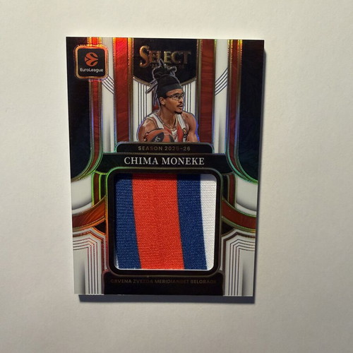 Chima Moneke 2025-26 Panini Select EuroLeague Basketball Card new