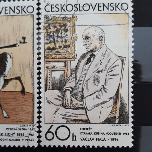 Czechoslovakia 1972 Paintings stamps new set of 3