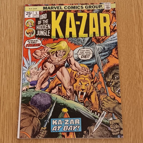 Ka-Zar (1974) #5 Marvel Comics used