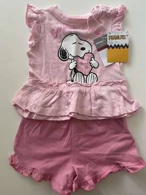 Peanuts Snoopy baby summer set