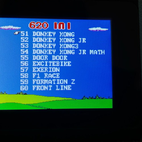 Portable console with 620 games new, color screen