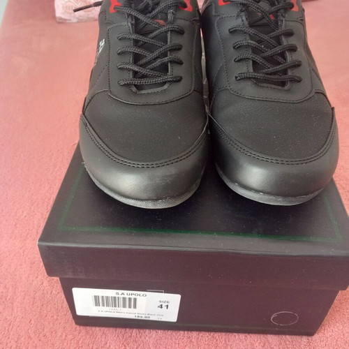 Casual black men's shoes U.S. Polo Assn. like new, size 41