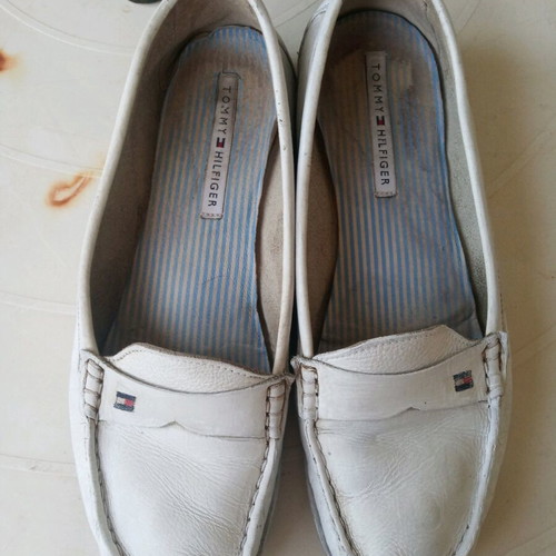 Tommy Hilfiger white shoes used, size 41