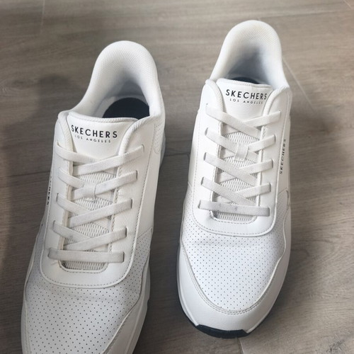 Skechers Los Angeles men's white sneakers size 47.5
